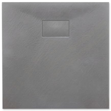 Thermopanel SMC Grey Shower Trays Base Slate Stone Effect Textured Non Slip - 1600 x 700mm