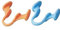 Écarteur nasal anti ronflement/lot de2: orange et bleu + 76% d'air en plus = meilleure respiration et meilleur sommeil. Peut s'ajuster