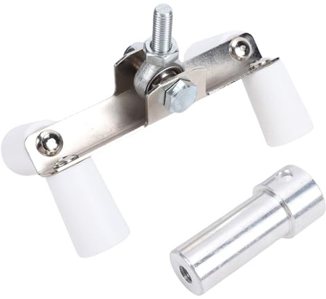 Asixxsix Rouleau à joint d'angle extérieur pour cloisons sèches, outil d'application d'enduit pour angles extérieurs avec rallonge filetée de 1/2 pouce et poignées M10