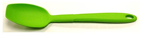 Kochblume Soßenlöffel S | Premium-Silikon | Hitzebeständig | Spülmaschinenfest | 24cm | Farbe: limette