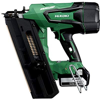HiKoki 18V Akku Streifen Nagler (Brushless) (NR1890DBRL(5.0) (HSC IV) Akku-Nagler 20°) -2 x 5.0AH, 90mm- (NR1890DBRLWQZ)