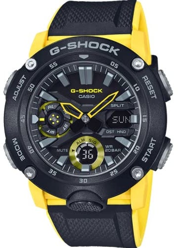 CASIO HerrenArmbanduhr Analog-Digital Quarz Harz GA-2000-1A9ER