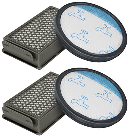2 Kit de Filtres HEPA pour Rowenta Compact Power Cyclonic Aspirateur RO3731EA RO3753EA RO3726EA, Filtre de Rechange Accessoires comparable avec ZR005901