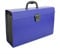 Rapesco 1553 Fächermappe Aktentasche 19 Fach Dokumentenbox, A4+, Blau