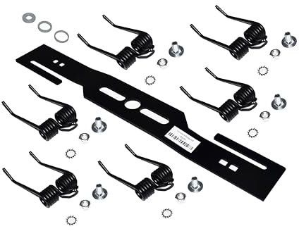 Coltello scarificatore per potatura, tagliaerba, coltello, kit di conversione + 6 molle