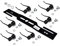 Coltello scarificatore per potatura, tagliaerba, coltello, kit di conversione + 6 molle