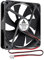 GDSTIME 140mm Fan 12V Cooling Fan 2Pin 140 x 25mm PC Case Dual Ball Bearing 121.4 CFM 2200 RPM DC brushless Van Cooler for PSU amplifier TV box RV Caravan Fans replacement or Chicken coop ventilation