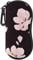 MoKo Occhiali da sole Soft Case Ultra Light Neoprene Zipper Eyeglass Case with Belt Clip, Black & White Magnolia