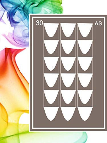 Airstyle Airbrush Templates Stencils for Nails Nail Art Airstyle Design Airbrushing Templates for Multiple Usages