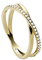 Fossil Ring Für Frauen Vintage Iconic, Höhe: 5,4mm Gold-Edelstahl-Ring, JF03752710