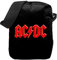 Rocksax Unisex Ac/Dc Crossbody Bag-Logo Gepäck-Kleidertasche, Schwarz