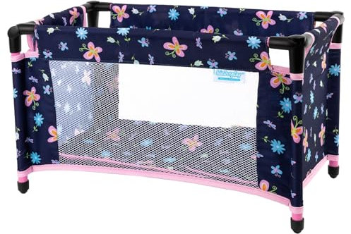 Kinderplay Puppenbett für Reisen – traditioneller Stil, Empathiegebäude und fantasievolles Spielen – KP0400I