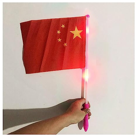 Toys Star Wand Magic Wand LED Kreative Attraktive Kleine Spielzeuge Geeignet für Neujahrstag, Valentinstag, Ostern, Erntedankfest, Halloween, Weihnachten - Nr. 7 Kleine Nationalflagge (1)