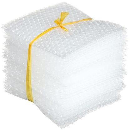 NUOBESTY Gepolsterte Umschläge 100 Stück Luftpolstertaschen Kunststoffverpackungsbeutel Durchsichtige Kunststoffumschläge Luftpolsterumschläge Luftpolstertaschen Versandpolstertaschen