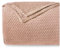 Dreamzie - Flauschig Fleecedecke 130 x 150 cm - Kuscheldecke Mikrofaser 100% Polyester 260gsm - Decke Sofa mit Fischgrätmuster und weicher Haptik - Beige