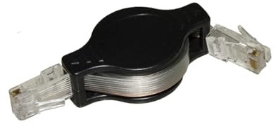 LINK LK8715 - Cable retráctil RJ45 CAT 5E, 1,50 metros de longitud.