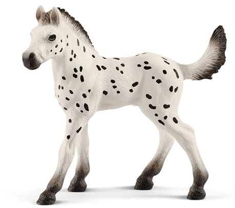 schleich 17076 Knabstrupper Fohlen, ab 5 Jahren, Horse Club - Spielfigur, 3 x 9 x 8 cm