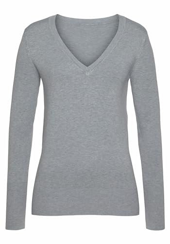 VIVANCE Damen V-Ausschnitt-Pullover