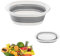 Collapsible Washing Up Bowl, Portable Silicone Folding Hand Washing Basin, Multipurpose Outdoor Travel Basin, Camping Sink, Suitable for Baby and Children (3.5L)