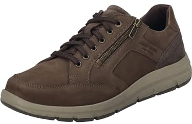 Josef Seibel Herren Low-Top Sneaker Giuseppe 08,Weite G (Normal),Wechselfußbett,Sportschuhe,Freizeitschuhe,Brandy-Kombi,46 EU