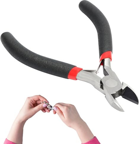 Wire Cutters for Crafting,1 PCS Wire Jewellery Cutters,Precision Wire Cutter,Small Side Cutters,Flush Cutters Guitar String Cutterd Florist Wire Cutters Tools for Floral Guitar Strings Cut Needs