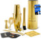 EMPATION Cocktail Shaker Gold, 14-piece Cocktail Set with 825 ml Boston Shaker, Cocktail Accessories incl. Recipe Cards, Cocktail Making Kit for Beginners & Professionals, Cocktail Shaker Set