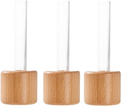 Baoblaze de 3 Maceteros Magnéticos para Nevera Amantes de Las Plantas de Madera
