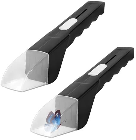 AOROPS Spinnenfänger, 2 Stück Insektenfänger Lebendfalle Insekten Lebendfalle Insektengreifer, Spinnenentferner Handgehaltene Spinnengreiferfalle Fangwerkzeug für Zuhause Garten