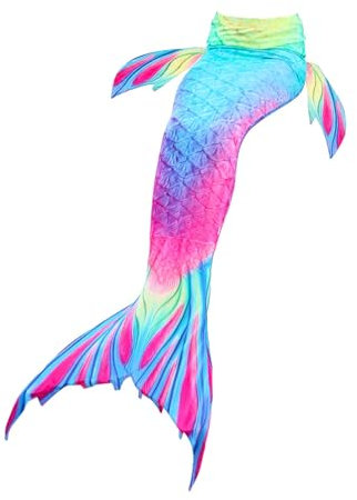 NaLatia Meerjungfrauen Schwanz Decke - Weiche Meerjungfrauen Decke für Kinder Mädchen Weicher Flanell Meerjungfrauen Tragbare Decke für Teenager Geschenk zum Geburtstag (Lila & Rosa)