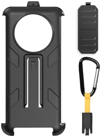 Ulefone Handyhülle 2025, multifunktionale, stoßfeste Schutzhülle für Armor X31/X31 Pro Outdoor Handy ohne vertrag mit Karabinerhaken auf der Rückseite, umfassender Schutz, Kratzfest und sturzsicher