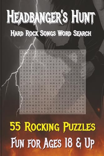 Headbanger's Hunt: Hard Rock Songs Word Search