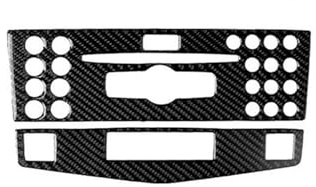 Mittelkonsole Dekor Für Benz C-Klasse W204 2007-2010 Carbon Fiber Center Console CD Panel Aufkleber Trim Cover Auto Innen Zubehör(B)