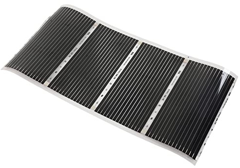 MasYosh Elektrische Bodenheizmatte, Ultra -Dünndesign Gleichmäßiger Erwärmung 220 V Niedriges Geräusch, mit Einstellbarer Temperatur für die Installation von Teppichen (50 x 100 cm)