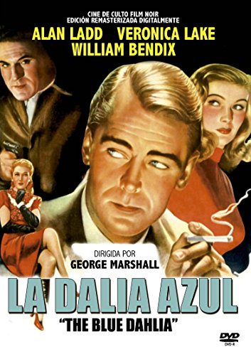 Le dahlia bleu (The Blue Dahlia, Importé d'Espagne, langues sur les détails)