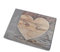 Mars & More tischset Herz Holz (4) 30x40cm