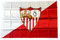 Sevilla CF Badsev Bandera, Rojo/Blanco, Talla Única