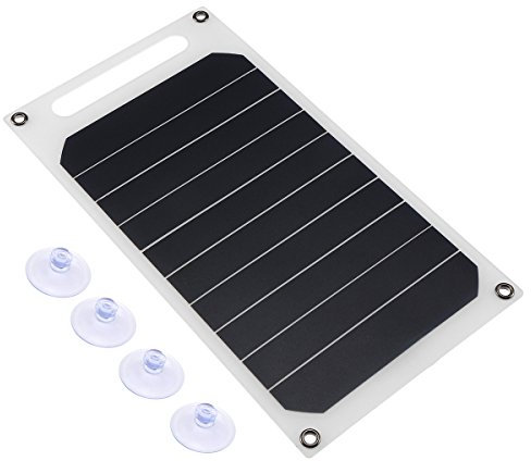 Tutoy 5V 10W Portable Solar Panel Slim & Light USB Charger Charging Power Bank Pad
