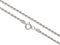 Aka Gioielli® - Damen Herren Kette 925 Sterling Silber Rhodiniert - 2mm Kordelkette - 60 cm lang