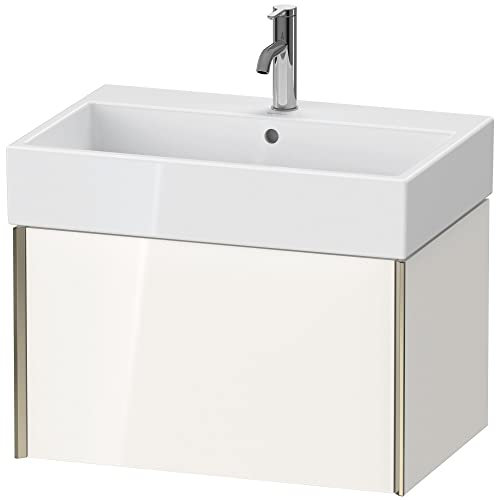 Duravit XViu 4235 Waschtischunterbau wandhängend, 1 Auszug, für Waschtisch Vero Air 235070, 684x454 mm, Farbe (Front/Korpus): Champagner matt/weiß Hochglanz. - XV42350B122