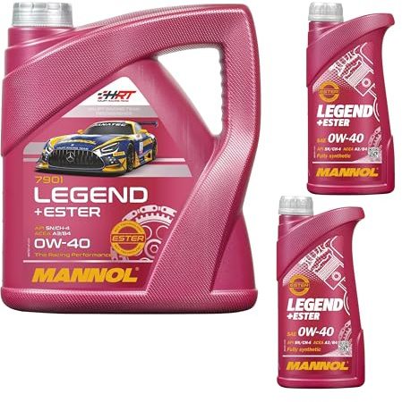 6 Liter OriginalMANNOL Motoröl SAE 0W-40 LEGEND+ESTER Engine Oil Öl