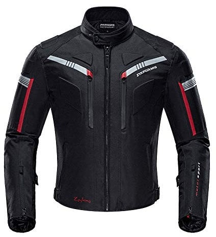 Zyxformis Giacca Motocicletta,giubbotto moto Antivento impermeabile Armatura protettiva per uomo estiva inverno
