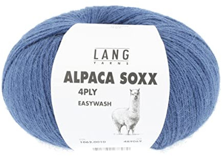 Lang Yarns ALPACA SOXX 4-Fach / 4-PLY 100g/390 m Fb. 10 BLAU