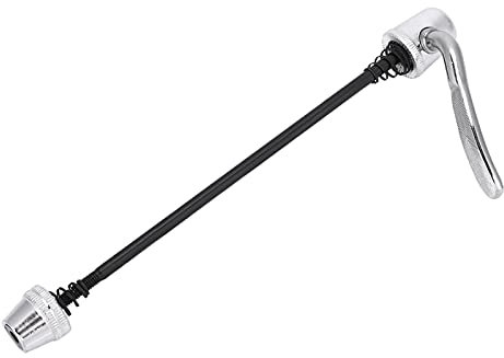 RiToEasysports Bike Spieß, Steel Rollentrainer Fahrrad Compact Bike Hinterrad Schnellspanner Rollentrainer Schnellwechsel Ersatzachse Schnellspanner 190mm für Indoor Cycling