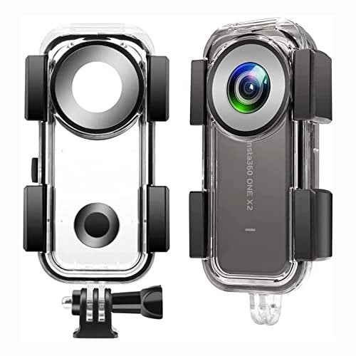 LTSKY Custodia Impermeabile per Insta360 ONE X2 - Subacquea Protettiva per Fotocamera Panoramica a 360 Gradi, 98ft/30M