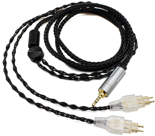 Youkamoo 2.5mm Balanced Replacement Upgrade Cable Compatible for Sennheiser HD580 HD600 HD650 HD660S HD58X HD6XX Headphones Upgrade Cable (16.5 ft (5 m))