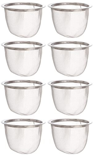 8pcs Loose Leaf Tea Infuser, Stainless Steel Teapot Mesh Strainer, Insert Tea Infuser (6.5 X 5cm)