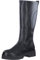 MARCO TOZZI Stivali Alti Donna senza Tacco in Pelle Altezza Ginocchio, Black, 42 EU