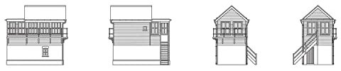 Hornby R7365 OO Gauge South Eastern Railway Signal Box - Model Railway Accessories, Miniature Diorama Scenery Train Sets - Lifelike Building Models - Scale 1:76