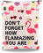 BAUNA Flamazing BM - Custodia per libri con motivo fenicottero, impermeabile, con chiusura lampo, regalo, Flamazing Bm