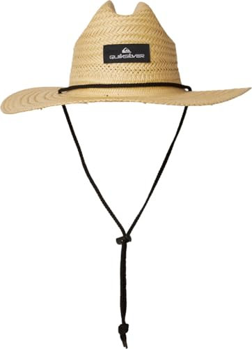 Quiksilver Pierside Lifeguard Beach Strohhut Herrenhut, natur, Natürlich, SMALL